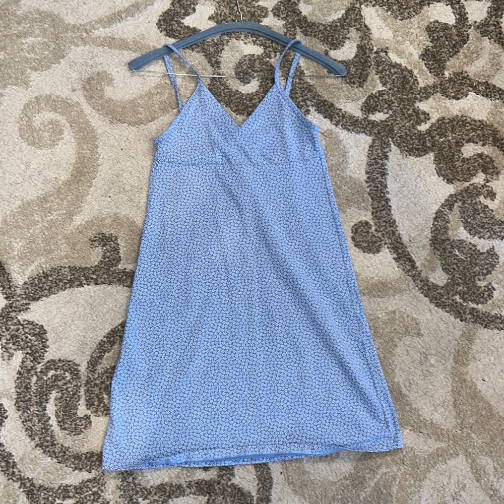Brandy Melville baby blue floral print dress